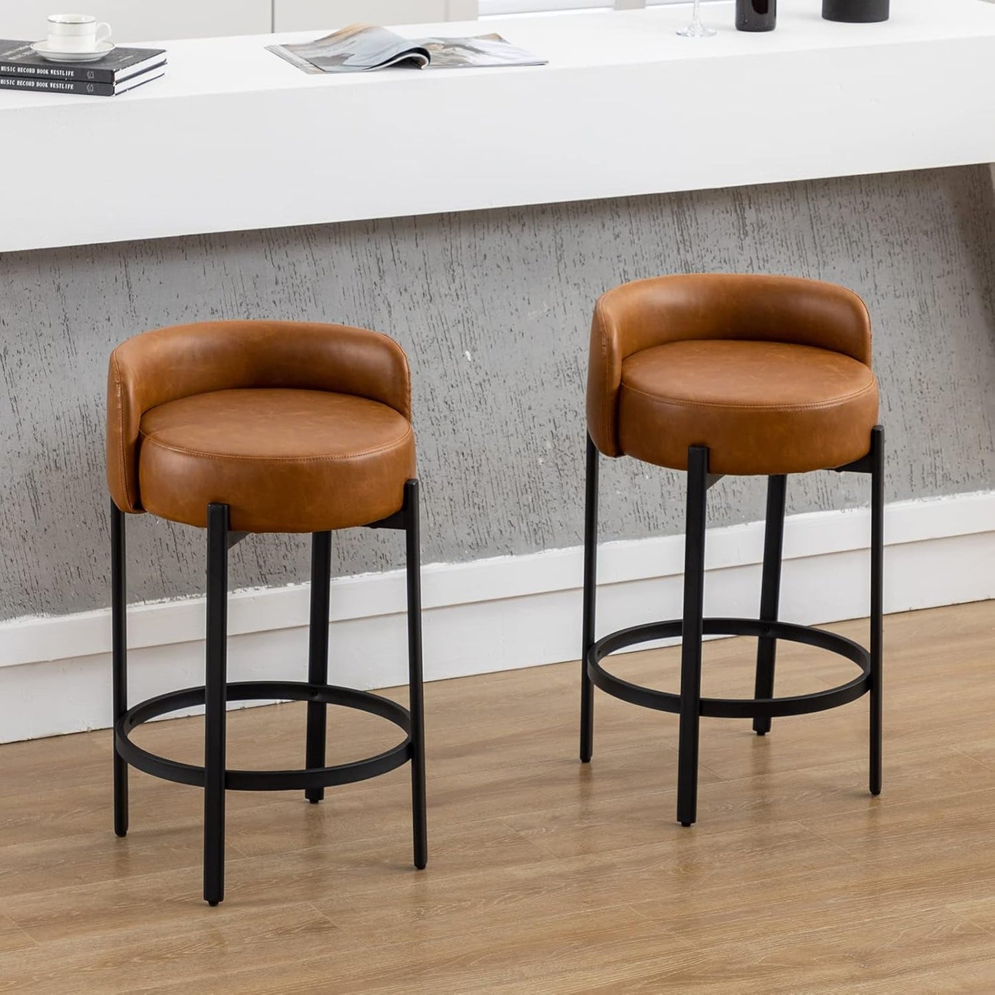 OrbitSeat 26" Round Counter Stools – Set of 2
