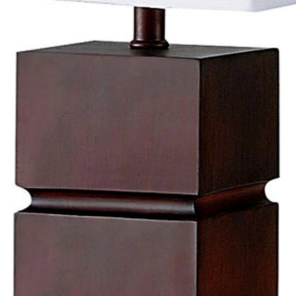 ElmGlow 27" Brown Table Lamp