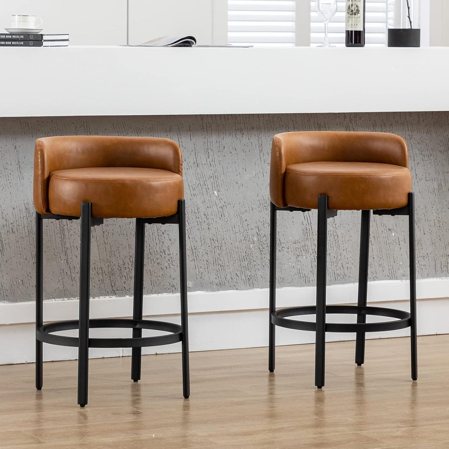 OrbitSeat 26" Round Counter Stools – Set of 2