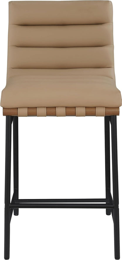 Verde 26"  Vegan Leather Counter Stool