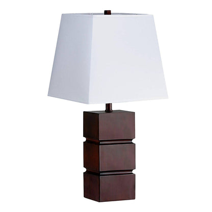 ElmGlow 27" Brown Table Lamp