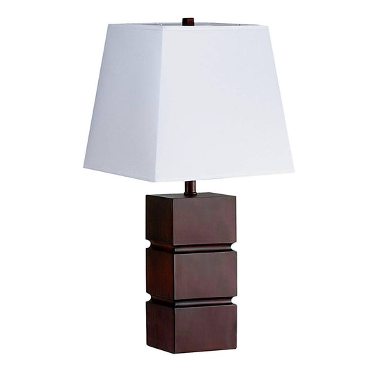 ElmGlow 27" Brown Table Lamp